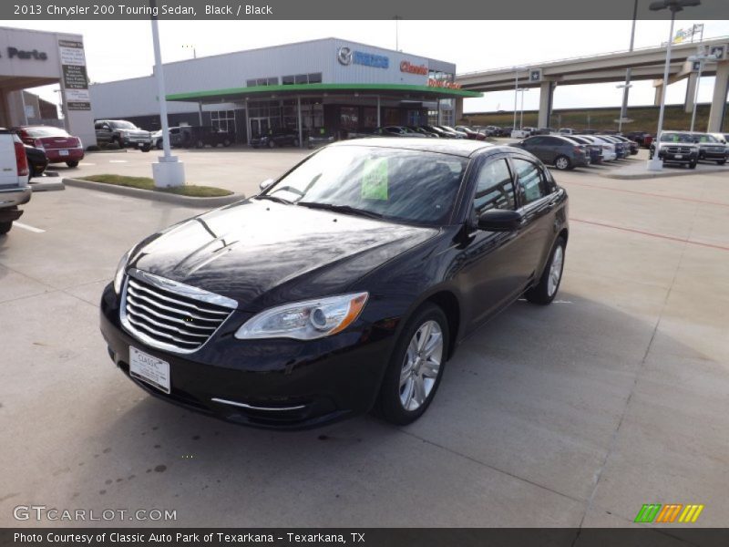 Black / Black 2013 Chrysler 200 Touring Sedan