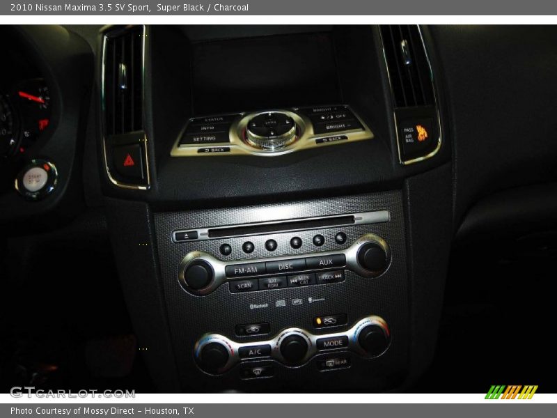 Super Black / Charcoal 2010 Nissan Maxima 3.5 SV Sport