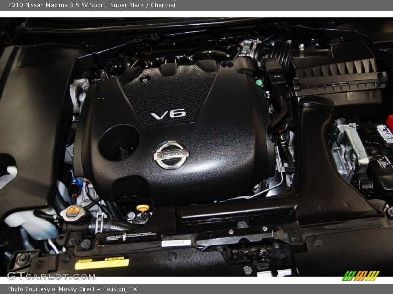 Super Black / Charcoal 2010 Nissan Maxima 3.5 SV Sport