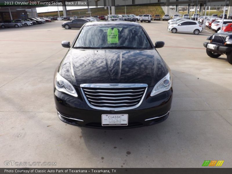 Black / Black 2013 Chrysler 200 Touring Sedan