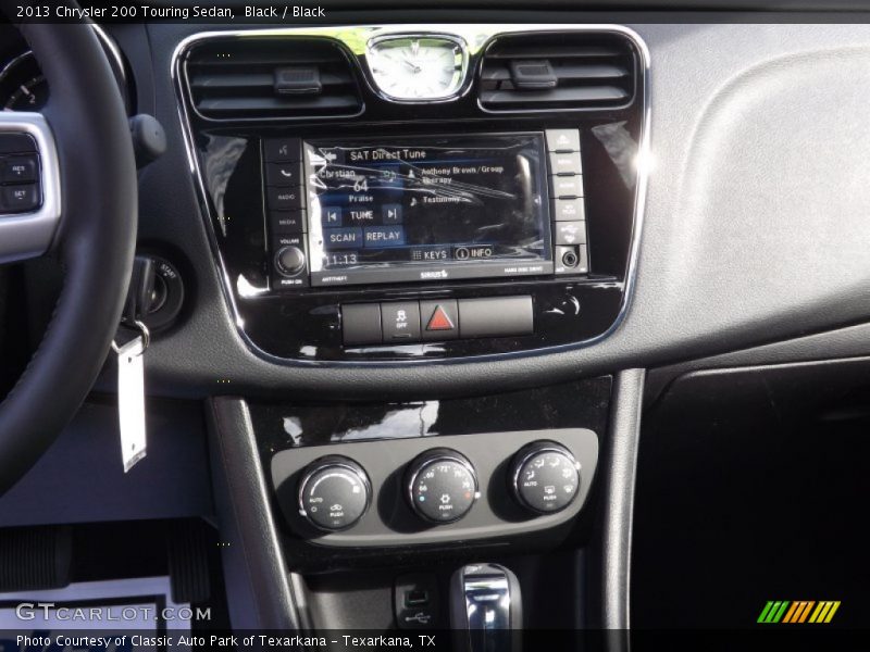 Black / Black 2013 Chrysler 200 Touring Sedan