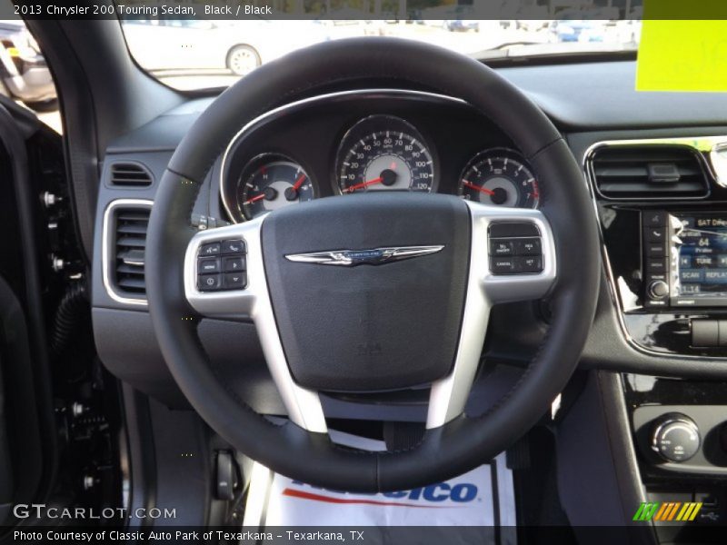 Black / Black 2013 Chrysler 200 Touring Sedan