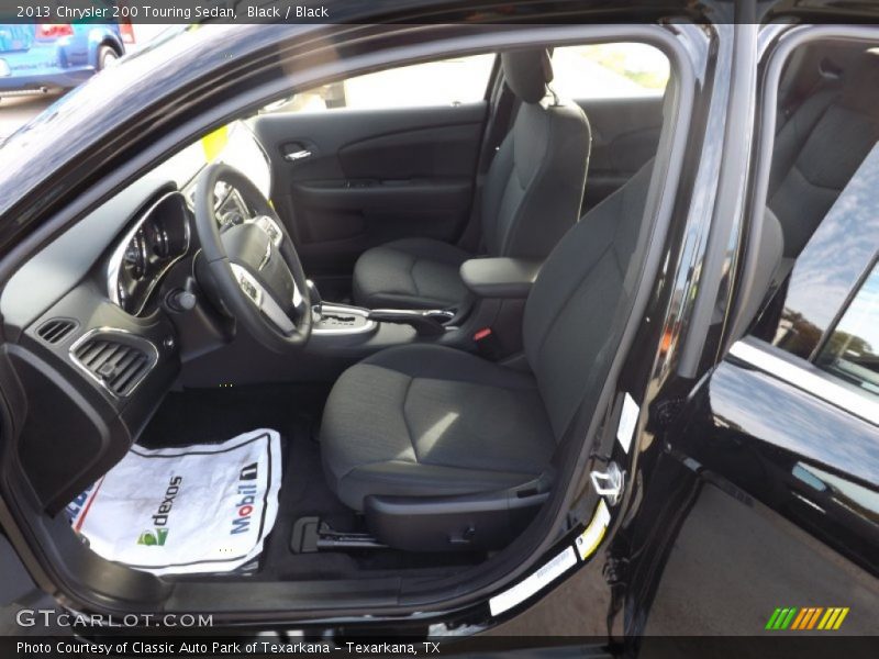 Black / Black 2013 Chrysler 200 Touring Sedan