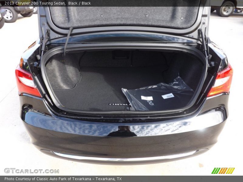 Black / Black 2013 Chrysler 200 Touring Sedan