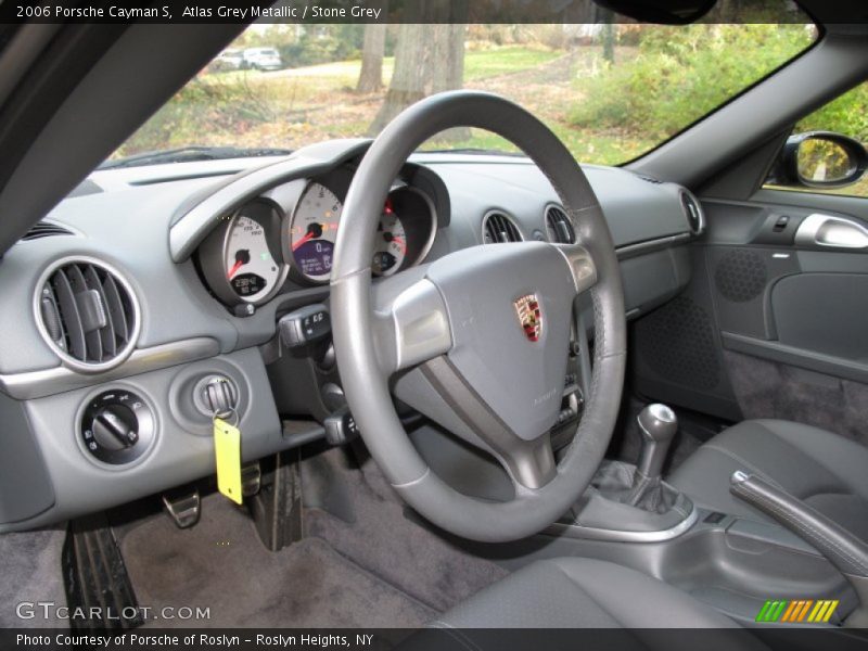 Atlas Grey Metallic / Stone Grey 2006 Porsche Cayman S