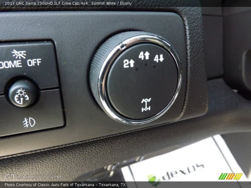 Controls of 2013 Sierra 2500HD SLT Crew Cab 4x4