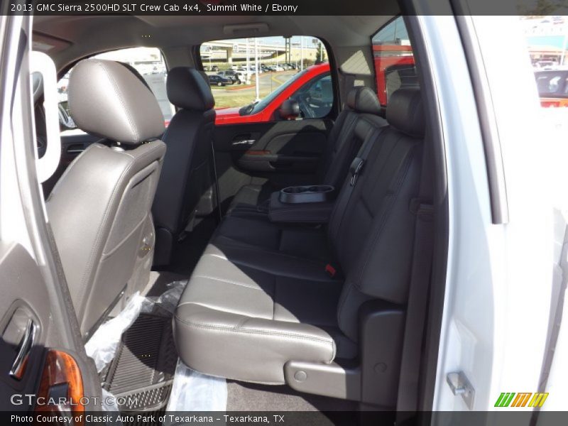 Summit White / Ebony 2013 GMC Sierra 2500HD SLT Crew Cab 4x4