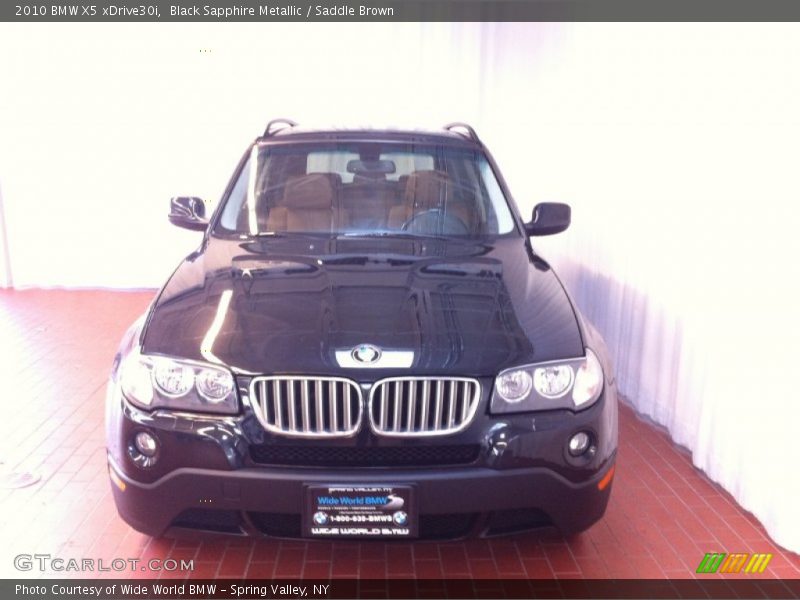 Black Sapphire Metallic / Saddle Brown 2010 BMW X5 xDrive30i