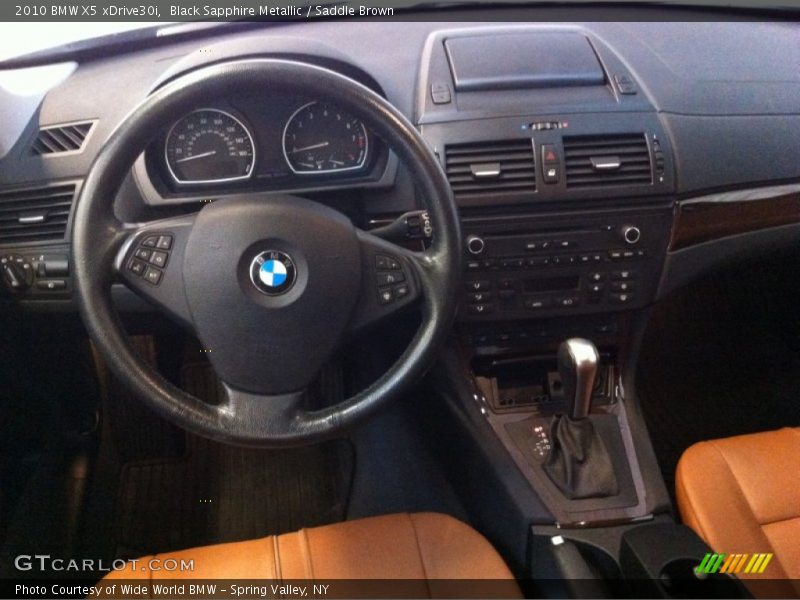 Black Sapphire Metallic / Saddle Brown 2010 BMW X5 xDrive30i