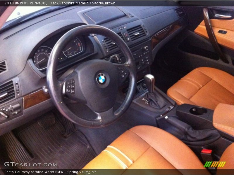 Black Sapphire Metallic / Saddle Brown 2010 BMW X5 xDrive30i