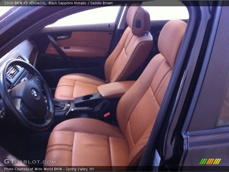 Black Sapphire Metallic / Saddle Brown 2010 BMW X5 xDrive30i