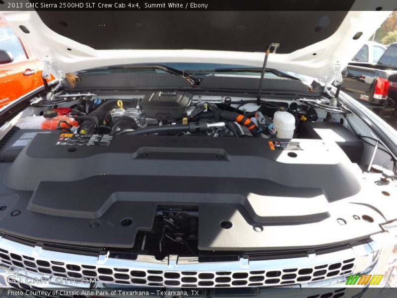 Summit White / Ebony 2013 GMC Sierra 2500HD SLT Crew Cab 4x4
