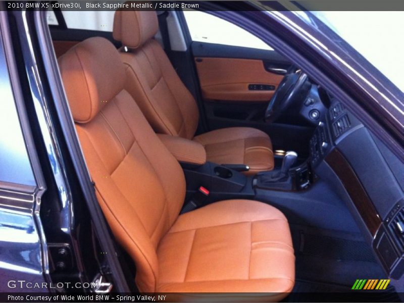 Black Sapphire Metallic / Saddle Brown 2010 BMW X5 xDrive30i