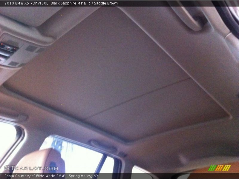 Black Sapphire Metallic / Saddle Brown 2010 BMW X5 xDrive30i