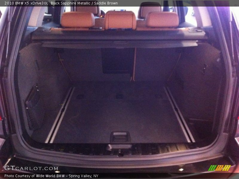Black Sapphire Metallic / Saddle Brown 2010 BMW X5 xDrive30i