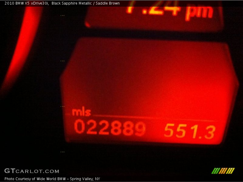 Black Sapphire Metallic / Saddle Brown 2010 BMW X5 xDrive30i