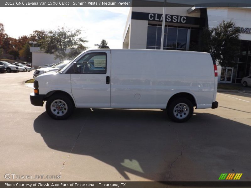 Summit White / Medium Pewter 2013 GMC Savana Van 1500 Cargo