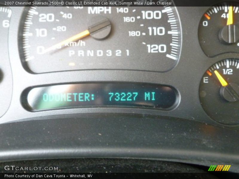 Summit White / Dark Charcoal 2007 Chevrolet Silverado 2500HD Classic LT Extended Cab 4x4
