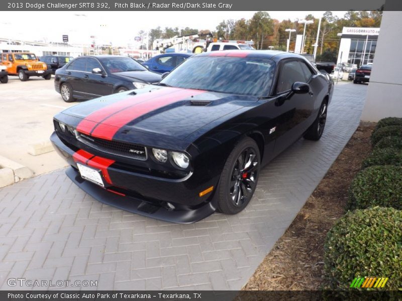 Front 3/4 View of 2013 Challenger SRT8 392