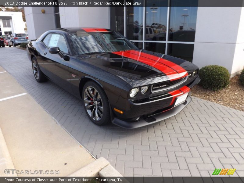 Front 3/4 View of 2013 Challenger SRT8 392