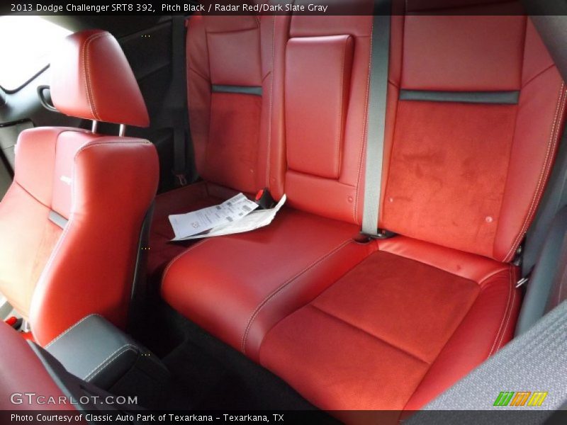 Rear Seat of 2013 Challenger SRT8 392