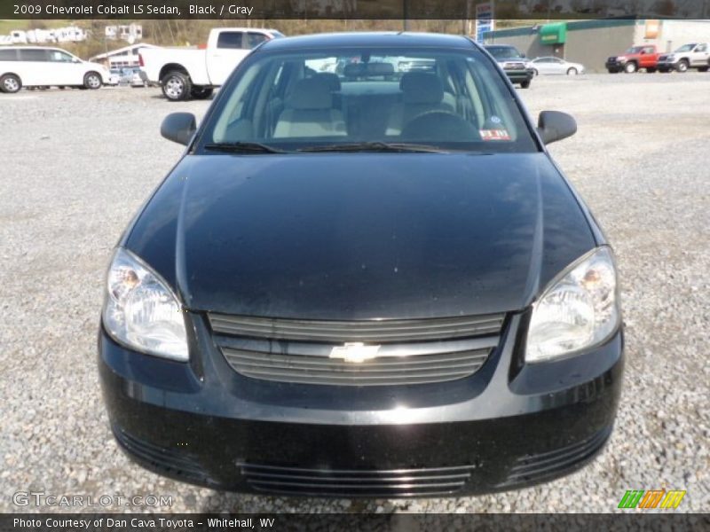 Black / Gray 2009 Chevrolet Cobalt LS Sedan