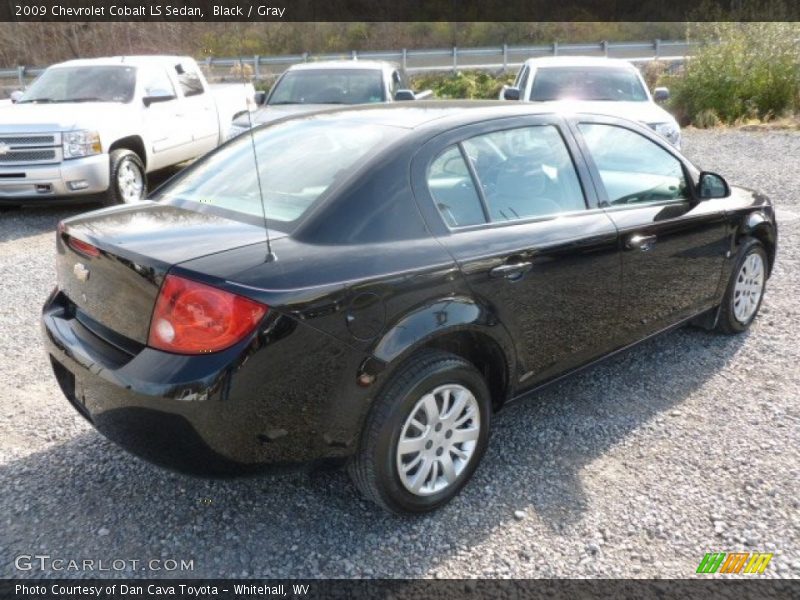 Black / Gray 2009 Chevrolet Cobalt LS Sedan