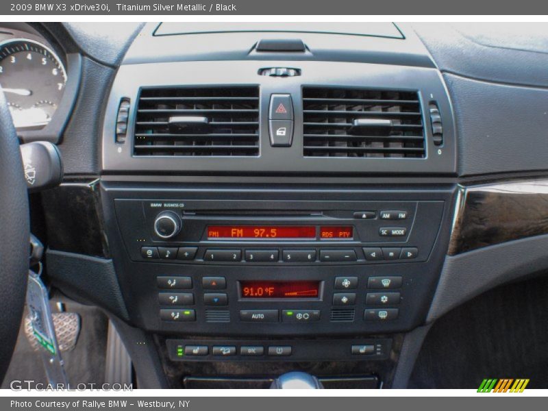Titanium Silver Metallic / Black 2009 BMW X3 xDrive30i