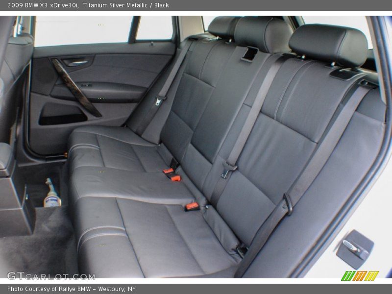 Titanium Silver Metallic / Black 2009 BMW X3 xDrive30i