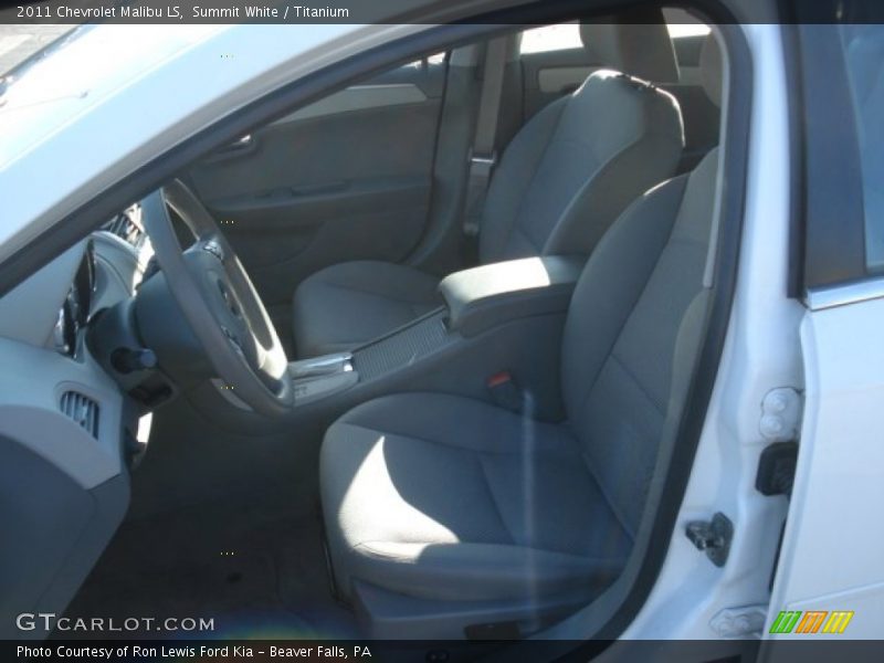 Summit White / Titanium 2011 Chevrolet Malibu LS