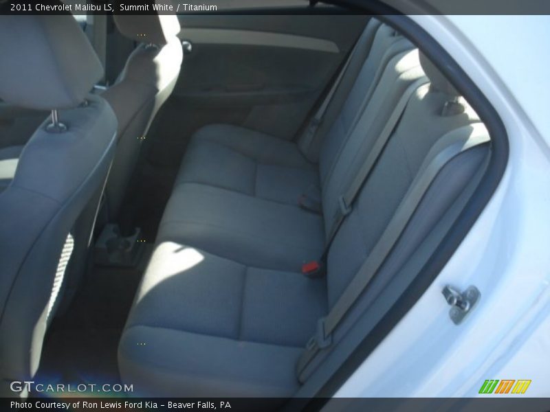 Summit White / Titanium 2011 Chevrolet Malibu LS