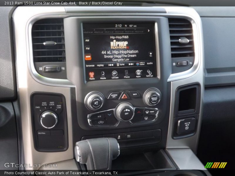 Black / Black/Diesel Gray 2013 Ram 1500 Lone Star Crew Cab 4x4