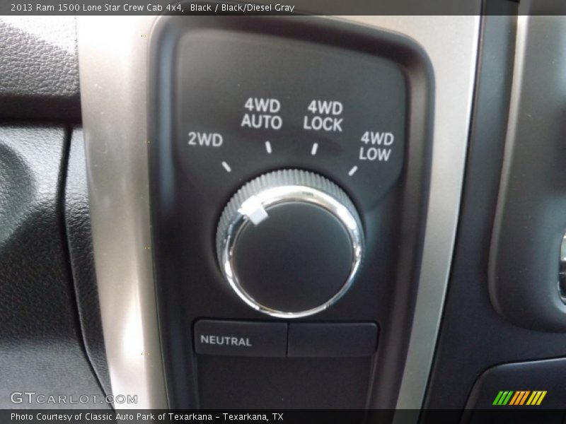 Black / Black/Diesel Gray 2013 Ram 1500 Lone Star Crew Cab 4x4