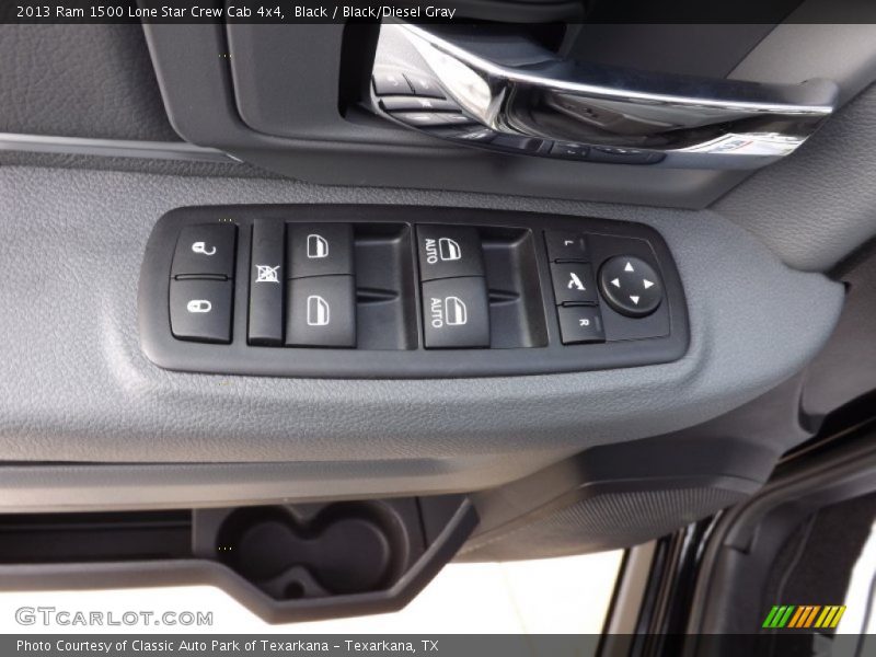 Black / Black/Diesel Gray 2013 Ram 1500 Lone Star Crew Cab 4x4