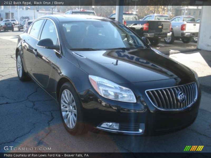 Black Onyx / Ebony 2012 Buick Regal
