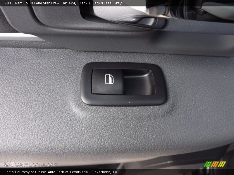 Black / Black/Diesel Gray 2013 Ram 1500 Lone Star Crew Cab 4x4
