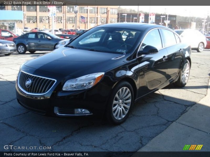 Black Onyx / Ebony 2012 Buick Regal