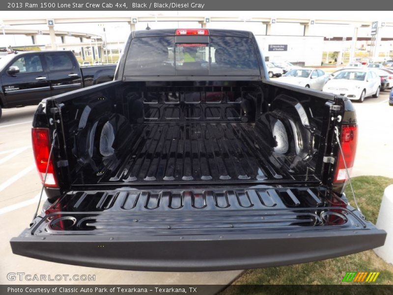 Black / Black/Diesel Gray 2013 Ram 1500 Lone Star Crew Cab 4x4