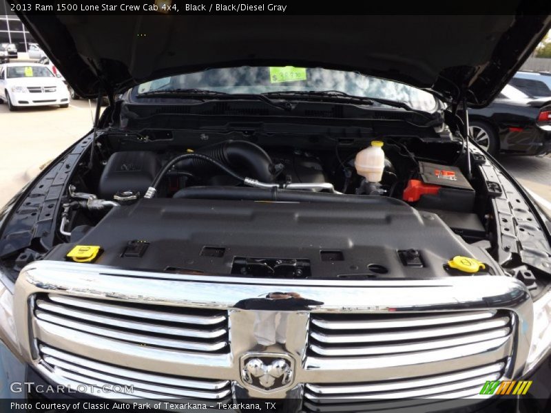 Black / Black/Diesel Gray 2013 Ram 1500 Lone Star Crew Cab 4x4