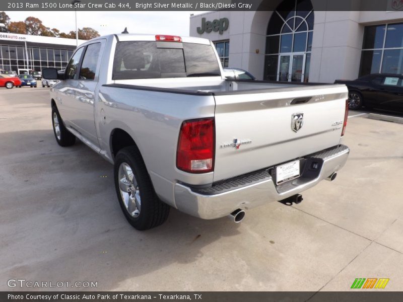  2013 1500 Lone Star Crew Cab 4x4 Bright Silver Metallic