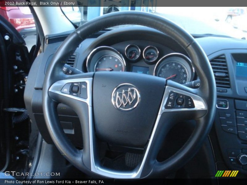 Black Onyx / Ebony 2012 Buick Regal