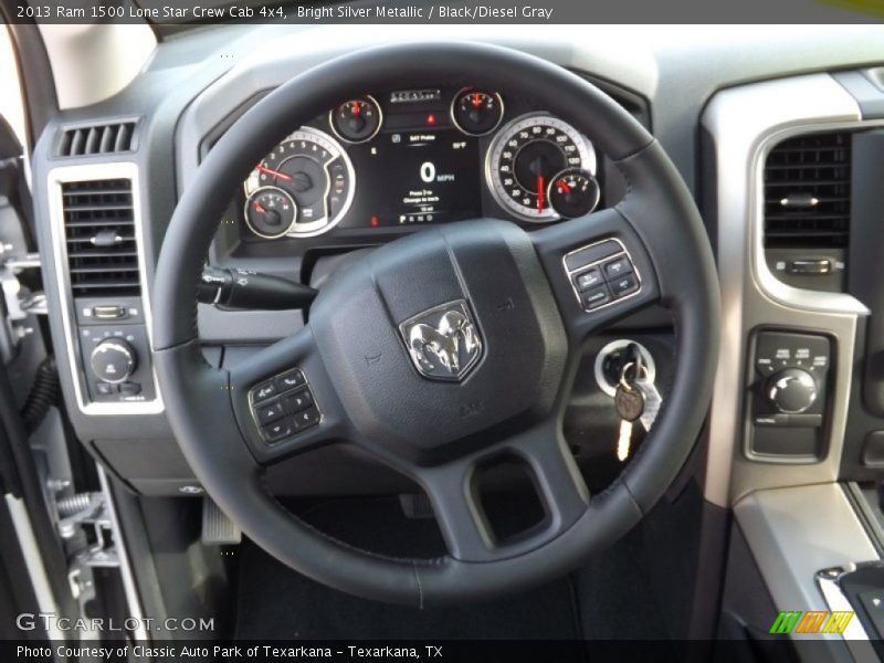  2013 1500 Lone Star Crew Cab 4x4 Steering Wheel