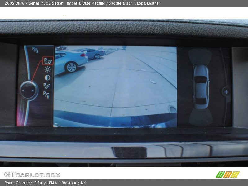 Imperial Blue Metallic / Saddle/Black Nappa Leather 2009 BMW 7 Series 750Li Sedan