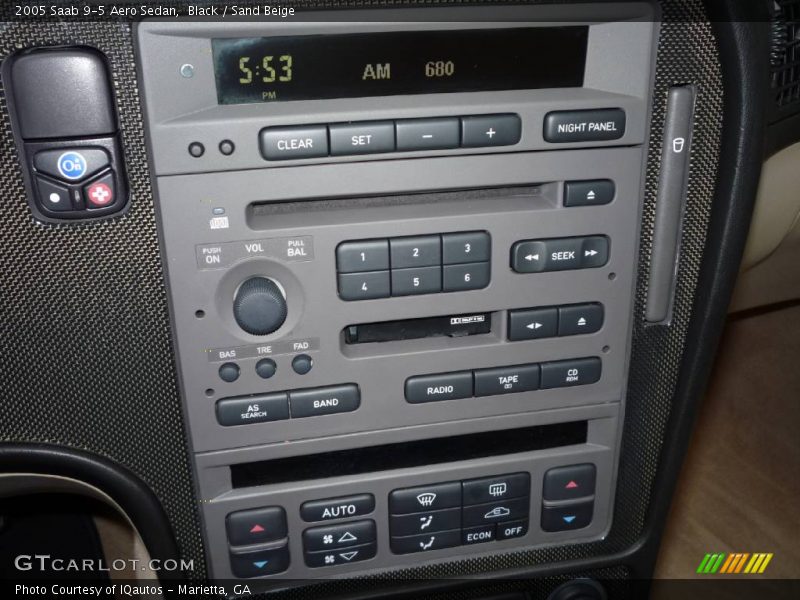 Black / Sand Beige 2005 Saab 9-5 Aero Sedan
