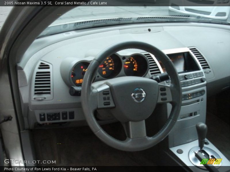 Coral Sand Metallic / Cafe Latte 2005 Nissan Maxima 3.5 SE