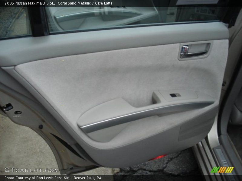 Coral Sand Metallic / Cafe Latte 2005 Nissan Maxima 3.5 SE