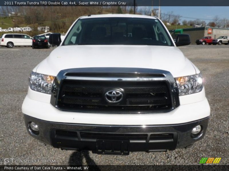 Super White / Graphite Gray 2011 Toyota Tundra TRD Double Cab 4x4