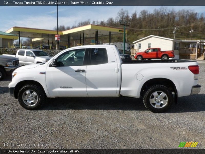 Super White / Graphite Gray 2011 Toyota Tundra TRD Double Cab 4x4