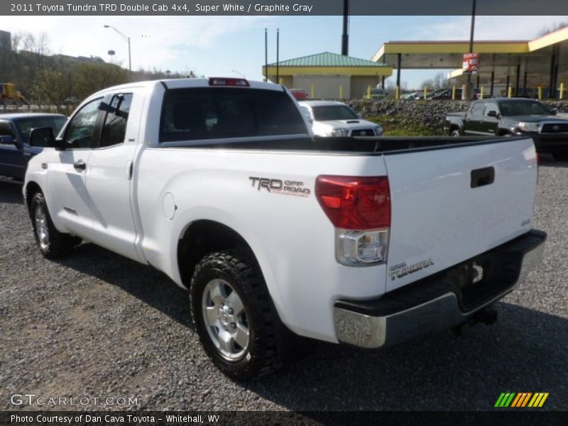 Super White / Graphite Gray 2011 Toyota Tundra TRD Double Cab 4x4