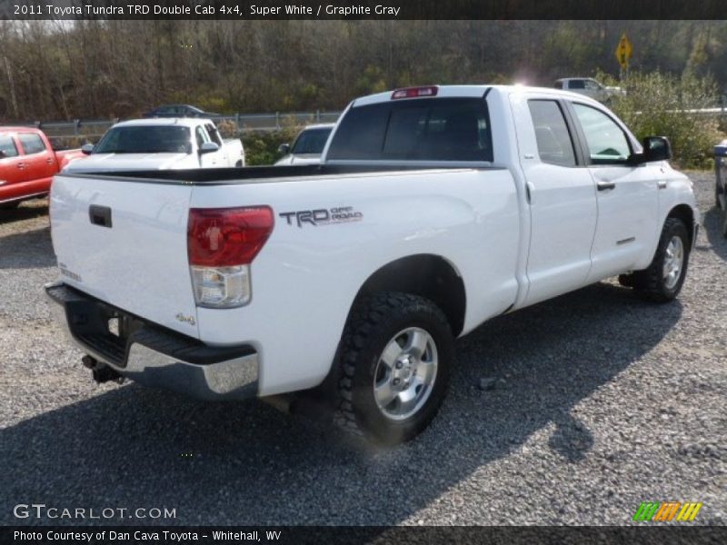 Super White / Graphite Gray 2011 Toyota Tundra TRD Double Cab 4x4